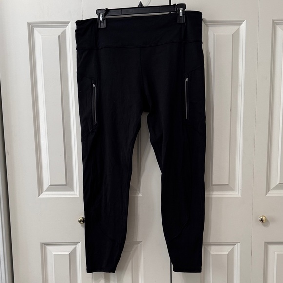 Athleta Pants - Athleta Black Rainer Cold Weather Leggings NWOT
